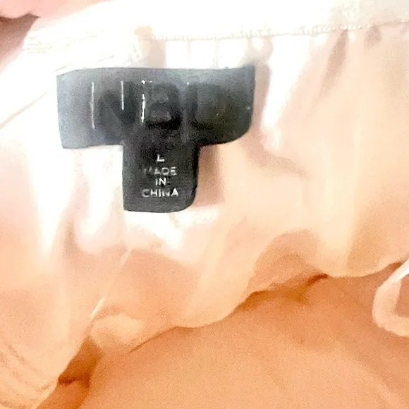 NBD Larkin Jumpsuit Ivory Strapless Corseted w/Pocket, Jumpsuit Elastic,Size L - Picture 5 of 12